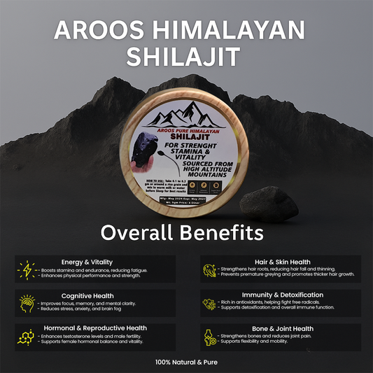Aroos Organic Himalayan Shilajit