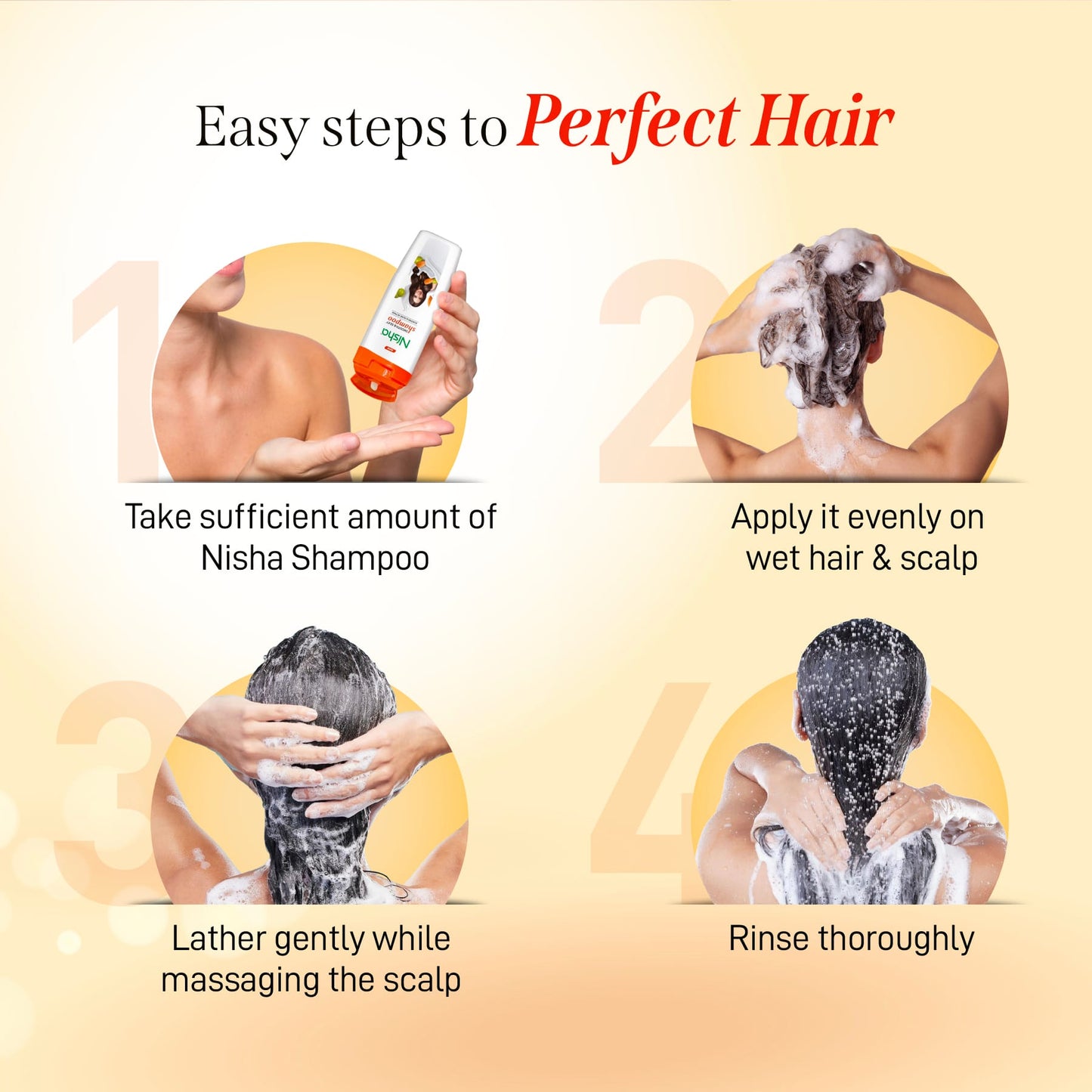 Nisha Shampoo Almond & Olive Actives