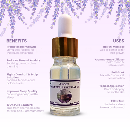 Aroos Organic Lavender Essential Oil