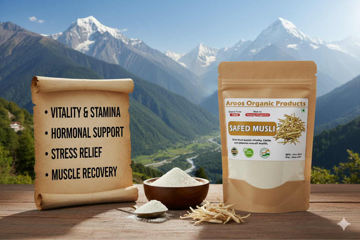 Aroos Organic Safed Musli Powder 100gm