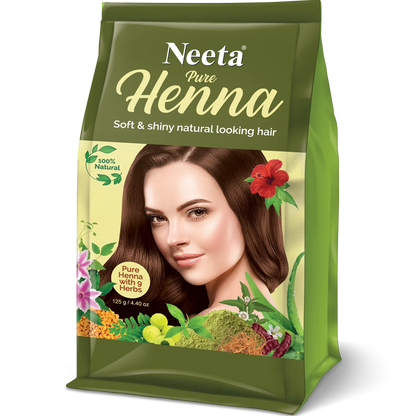Aroos Neeta Pure Henna With 9 Herbs 125 Herbs