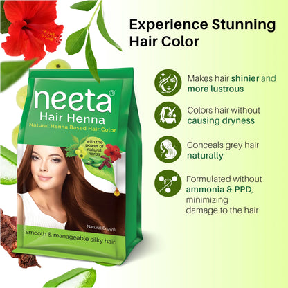 Aroos Neeta Heena in Brown Shade 125gm