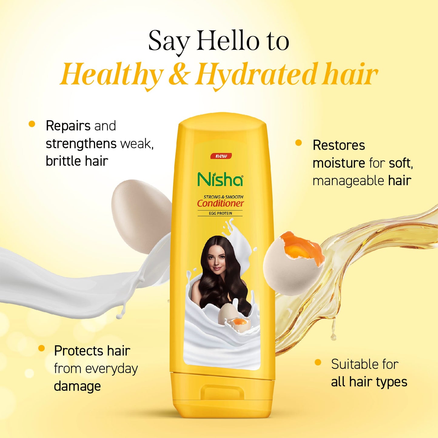Nisha Conditioner Egg Protein