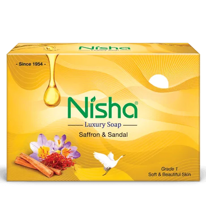 Nisha Luxury Soap Saffron & Sandal
