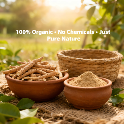 Aroos Organic Ashwagandha Powder(Withania somnifera Or Indian Ginseng) 100gm