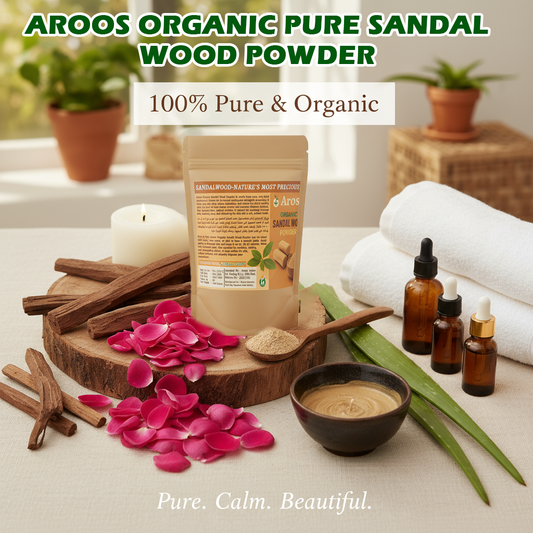 Aroos Organic Sandal Wood Powder 100 grams
