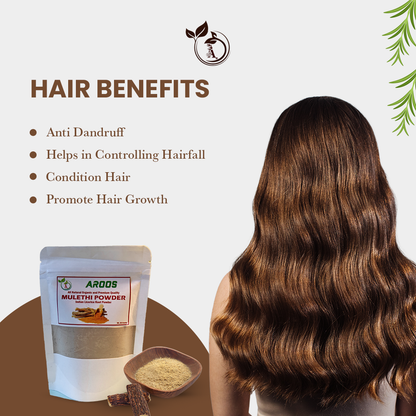 Aroos Organic Mulethi Powder