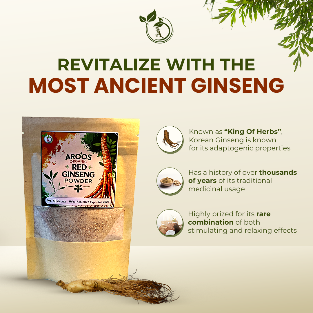 Aroos Organic Red Ginseng Powder
